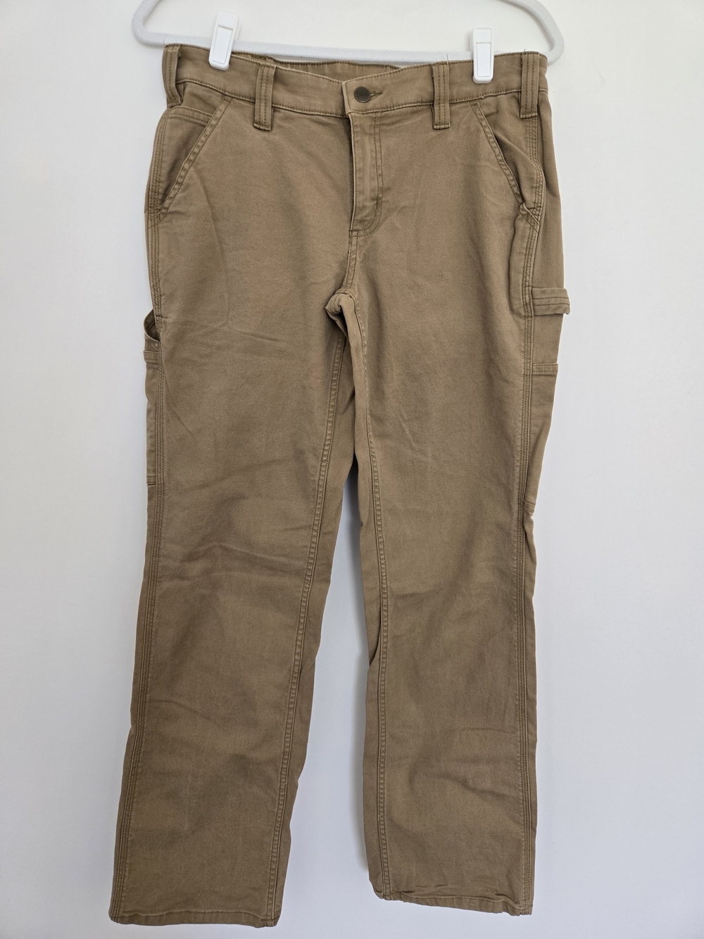 Carhartt Tactical Canvas Pants in Khaki Brown Work Pants Rugged Size 6